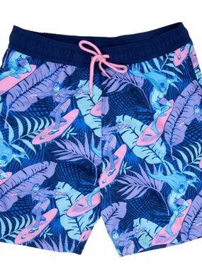 NWT Men’s Tropical Batman Print Boardshorts Sz M